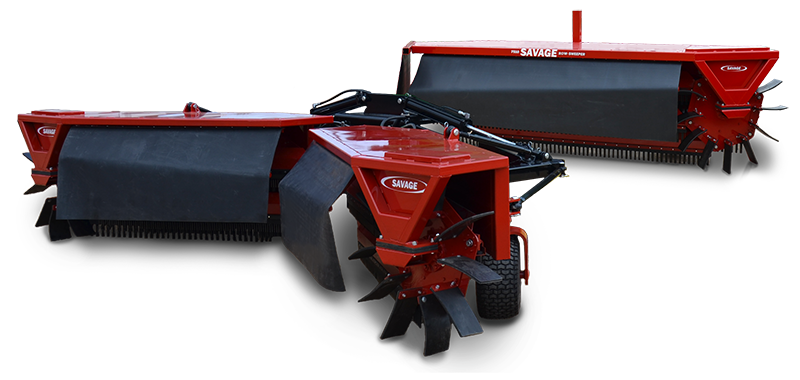 side sweeper and v-sweeper